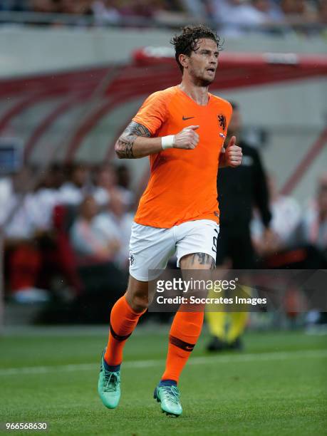 Daryl Janmaat of Holland during the International Friendly match between Slovakia v Holland at the City Arena on May 31, 2018 in Trnava Slovakia