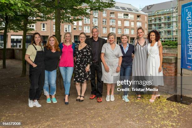 Hana Geissendoerfer, Rebecca Siemoneit-Barum, Sontje Peplow, Sybille Waury, Marie-Luise Marjan, Andrea Spatzek, Cosima Viola and Dunja Dogmani during...