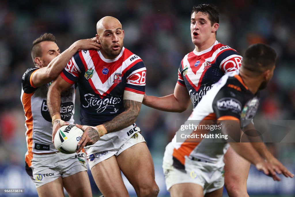 NRL Rd 13 - Roosters v Tigers