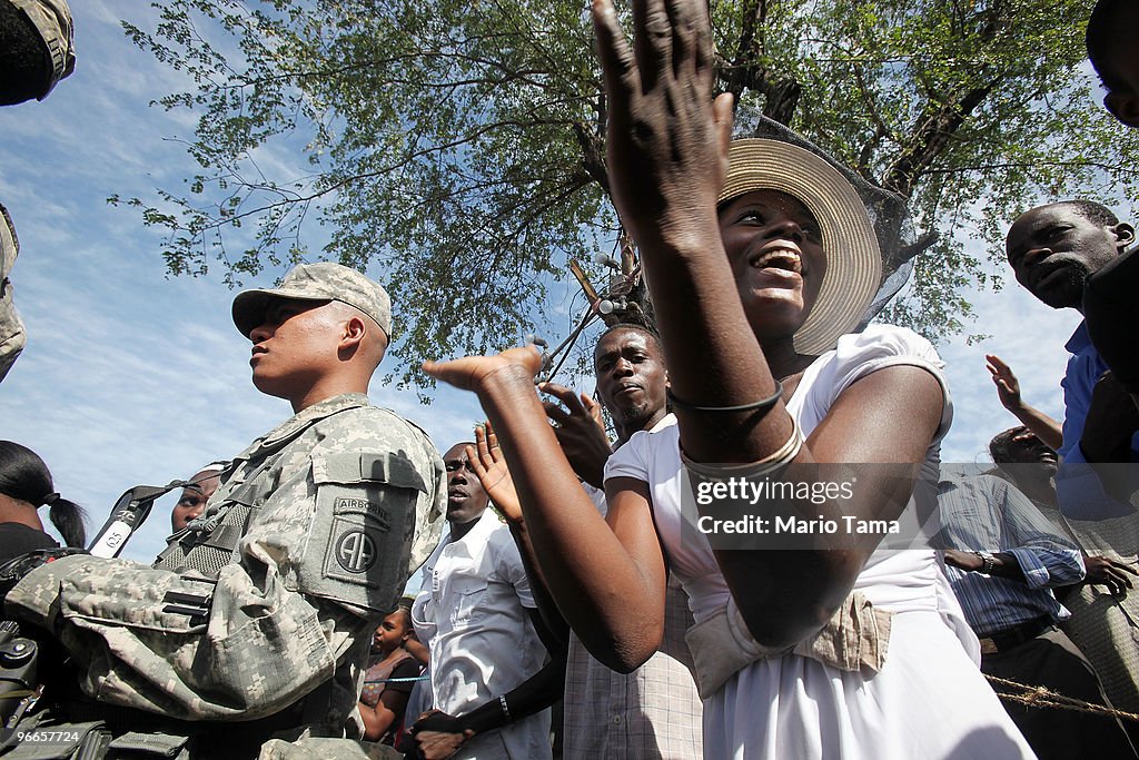 Haiti Observes Three Days Of Mourning One Month After Earthquake Struck