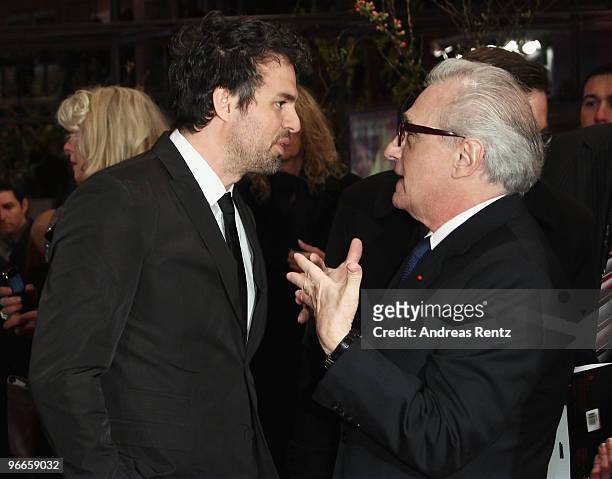 Actor Mark Ruffalo and director Martin Scorsese attend the 'Shutter Island' Premiere during day three of the 60th Berlin International Film Festival...