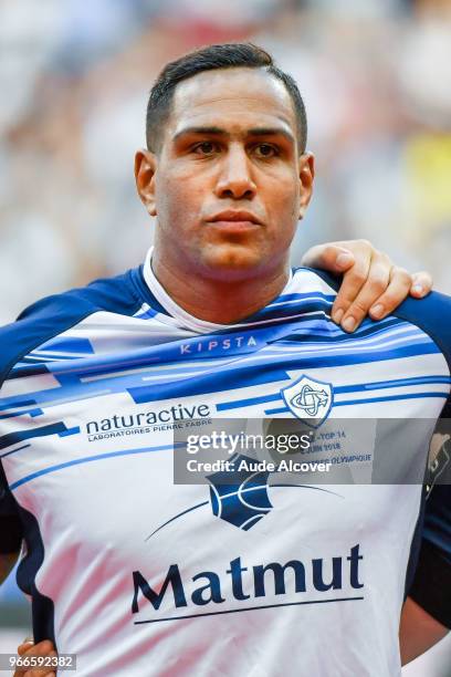 Mathieu Babillot of Castres during the French Final Top 14 match between Montpellier and Castres at Stade de France on June 2, 2018 in Paris, France.