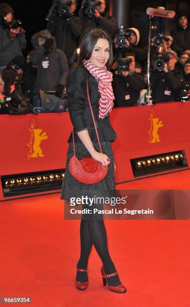 Actress Nadine Warmuth attends the 'Shutter Island' Premiere during day three of the 60th Berlin International Film Festival at the Berlinale Palast...