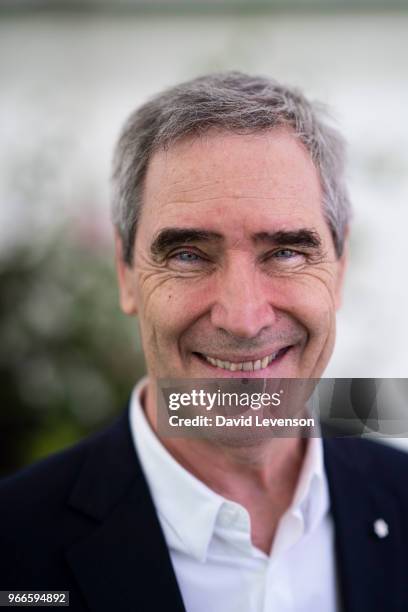 Michael Ignatieff, novelist and historian, at the Hay Festival on June 3, 2018 in Hay-on-Wye, Wales.