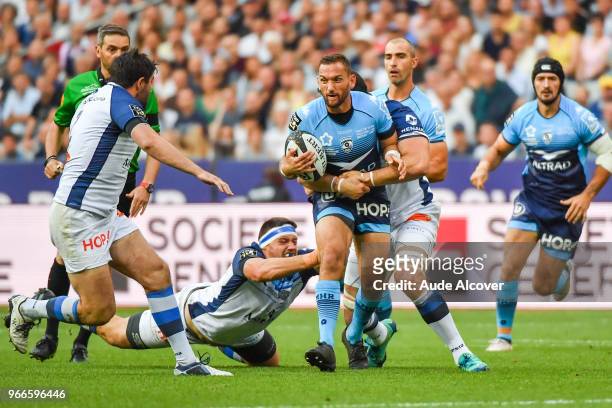 Aaron Cruden of Montpellier during the French Final Top 14 match between Montpellier and Castres at Stade de France on June 2, 2018 in Paris, France.