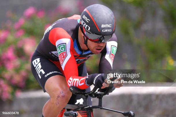 Patrick Bevin of New Zealand and BMC Racing Team / during the 70th Criterium du Dauphine 2018, Prologue a 6,6km individual time trial stage from...