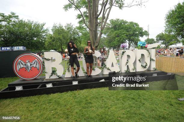 General overview of the BACARDI Bay At Governors Ball Music Festival 2018 In New York - Day 2 at Randall's Island on June 2, 2018 in New York City.