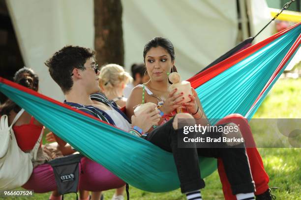 General overview of the BACARDI Bay At Governors Ball Music Festival 2018 In New York - Day 2 at Randall's Island on June 2, 2018 in New York City.