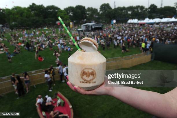 General overview of the BACARDI Bay At Governors Ball Music Festival 2018 In New York - Day 1 at Randall's Island on June 1, 2018 in New York City.