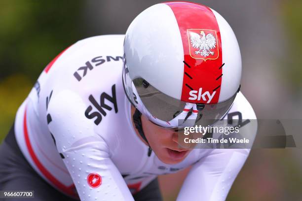 Michal Kwiatkowski of Poland and Team Sky / during the 70th Criterium du Dauphine 2018, Prologue a 6,6km individual time trial stage from Valence to...