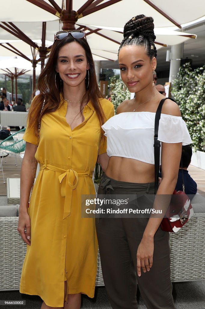 Celebrities At 2018 French Open - Day Eight