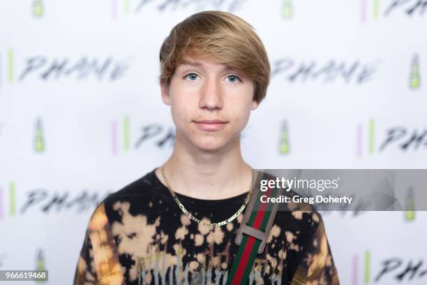 Conner Shane attends the PHAME Expo 2018 on June 2, 2018 in Los Angeles, California.