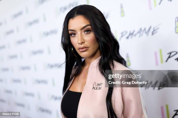 Natalie Eva Marie attends the PHAME Expo 2018 on June 2, 2018 in Los Angeles, California.