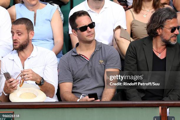 Spationaut Thomas Pesquet attends the 2018 French Open - Day Eight at Roland Garros on June 3, 2018 in Paris, France.