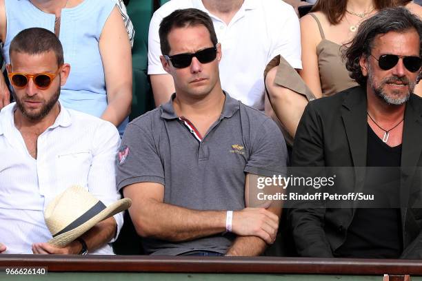 Spationaut Thomas Pesquet attends the 2018 French Open - Day Eight at Roland Garros on June 3, 2018 in Paris, France.