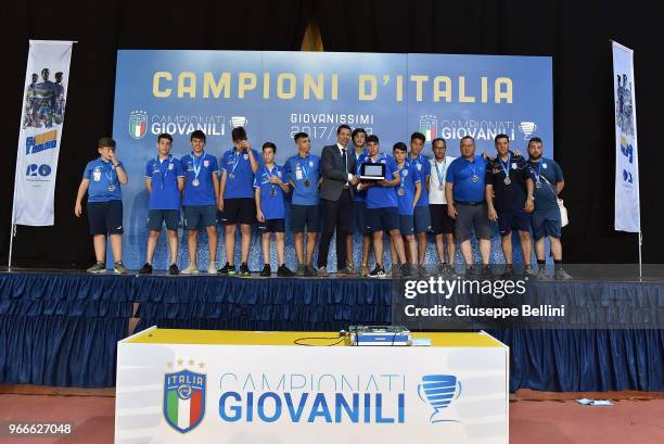 Team La Meridiana 2 classified "Giovanissimi Calcio a 5" of "Finali Nazionali Allievi e Giovanissimi Calcio a Cinque" Youth Soccer Tornament at...