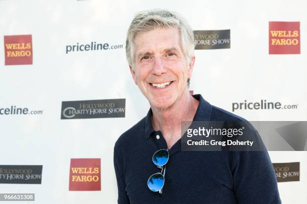 Tom Bergeron attends the William Shatner's Priceline.com Hollywood Charity Horse Show Hosted By Wells Fargo at Los Angeles Equestrian Center on June...