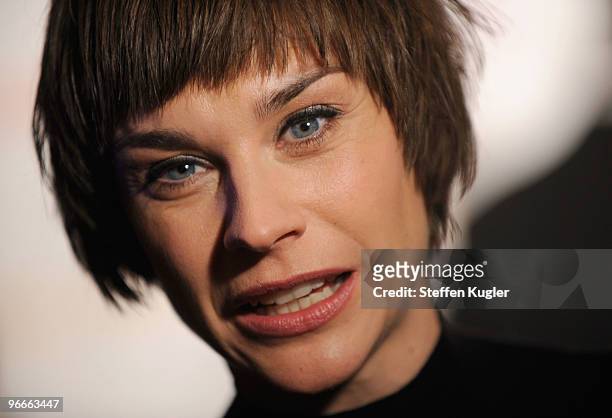Actress Christiane Paul attends the Medienboard Reception 2010 during day four of the 60th Berlin International Film Festival on February 13, 2010 in...