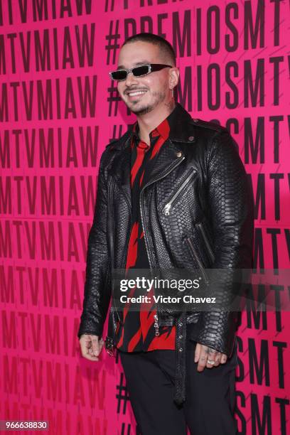 Balvin attends the MTV MIAW Awards 2018 at Arena Ciudad de Mexico on June 2, 2018 in Mexico City, Mexico