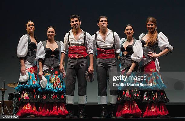 The Nuevo Ballet Espanol 'Rojas and Rodriguez' presents their show "Cambio de Tercio", as part of the Flamenco festival London 2010 at Sadlers Wells...