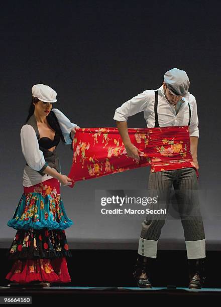 The Nuevo Ballet Espanol 'Rojas and Rodriguez' presents their show "Cambio de Tercio", as part of the Flamenco festival London 2010 at Sadlers Wells...