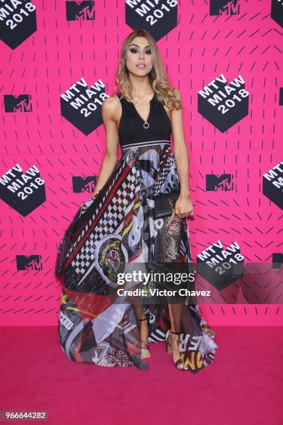 Paula Galindo "Pautips" attends the MTV MIAW Awards 2018 at Arena Ciudad de Mexico on June 2, 2018 in Mexico City, Mexico