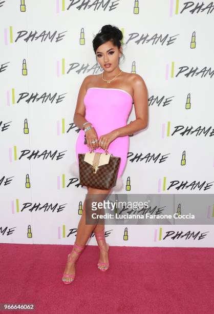 Karla J attends PHAME Expo 2018 on June 3, 2018 in Los Angeles, California.