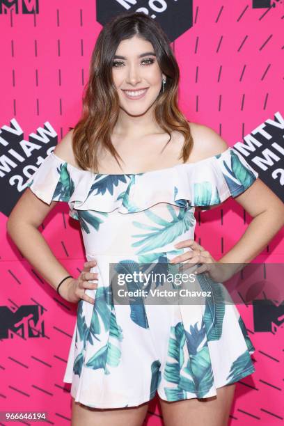 Nancy Loaiza attends the MTV MIAW Awards 2018 at Arena Ciudad de Mexico on June 2, 2018 in Mexico City, Mexico