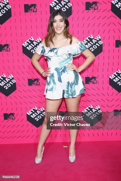 Nancy Loaiza attends the MTV MIAW Awards 2018 at Arena Ciudad de Mexico on June 2, 2018 in Mexico City, Mexico