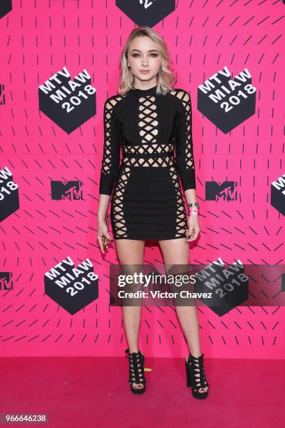 Natty Castro attends the MTV MIAW Awards 2018 at Arena Ciudad de Mexico on June 2, 2018 in Mexico City, Mexico