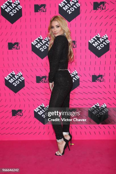 Montana Tucker attends the MTV MIAW Awards 2018 at Arena Ciudad de Mexico on June 2, 2018 in Mexico City, Mexico