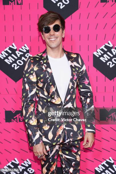 Roger Gonzalez attends the MTV MIAW Awards 2018 at Arena Ciudad de Mexico on June 2, 2018 in Mexico City, Mexico