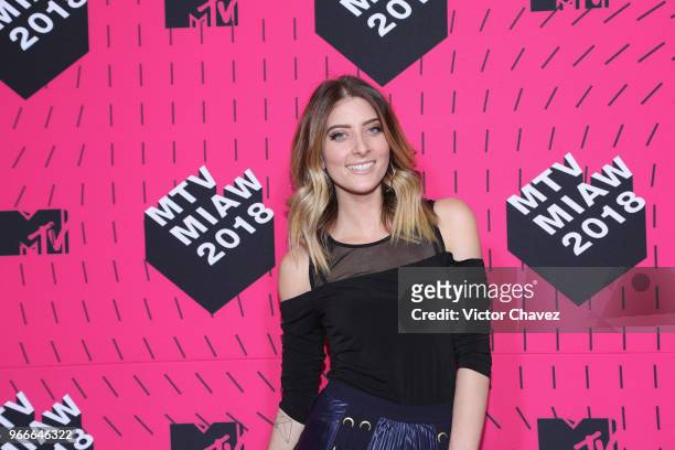 Danielle Clyde attends the MTV MIAW Awards 2018 at Arena Ciudad de Mexico on June 2, 2018 in Mexico City, Mexico