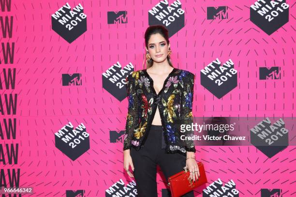 Alexya Larios of Acapulco Shore attends the MTV MIAW Awards 2018 at Arena Ciudad de Mexico on June 2, 2018 in Mexico City, Mexico