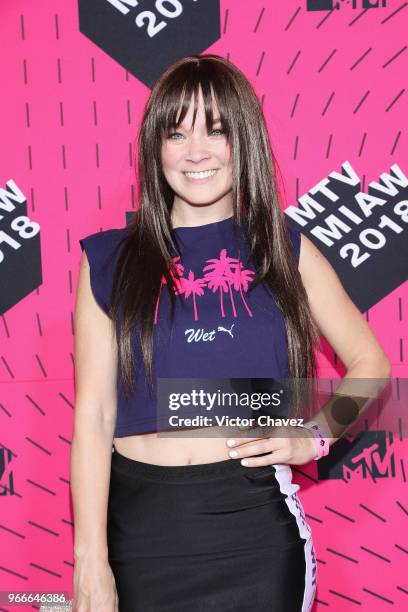 Lenay Chantelle attends the MTV MIAW Awards 2018 at Arena Ciudad de Mexico on June 2, 2018 in Mexico City, Mexico