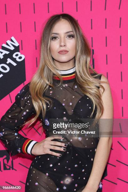 Ana Mena attends the MTV MIAW Awards 2018 at Arena Ciudad de Mexico on June 2, 2018 in Mexico City, Mexico