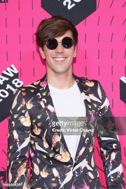 Roger Gonzalez attends the MTV MIAW Awards 2018 at Arena Ciudad de Mexico on June 2, 2018 in Mexico City, Mexico