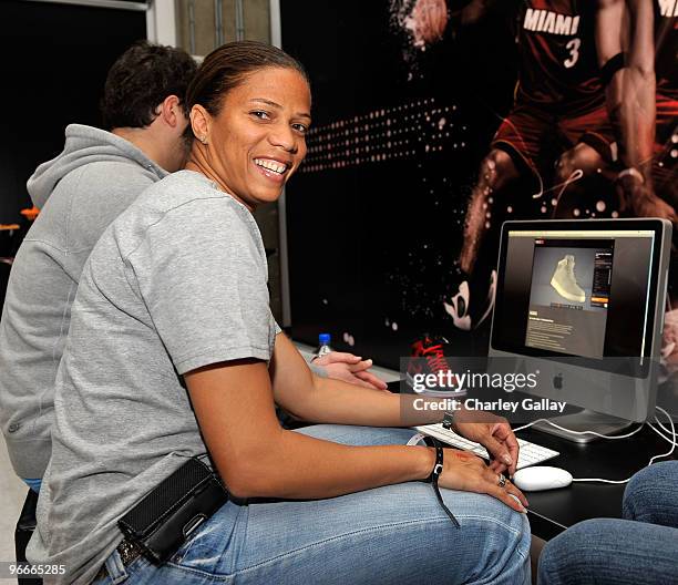 Paralympian April Holmes attends the 23/25 Energy Space presented by Jordan Brand in Dallas, Texas on Februrary 12, 2010.