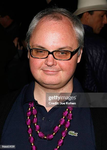 Mickey Boardman attends the Academy of Art University Fall 2010 fashion show during Mercedes-Benz Fashion Week at The Tent at Bryant Park on February...