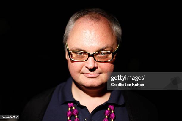 Mickey Boardman attends the Academy of Art University Fall 2010 fashion show during Mercedes-Benz Fashion Week at The Tent at Bryant Park on February...