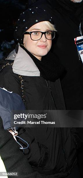 Kelly Osbourne is seen around Bryant Park during Mercedes-Benz Fashion Week Fall 2010 on February 12, 2010 in New York City.