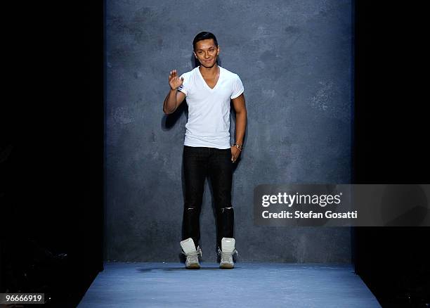 Designer Prabal Gurung on the runway at the Prabal Gurung Fall 2010 Fashion Show during Mercedes-Benz Fashion Week at The Salon at Bryant Park on...