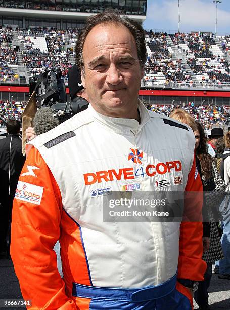 Actor Jim Belushi at Daytona International Speedway on February 13, 2010 in Daytona Beach, Florida.