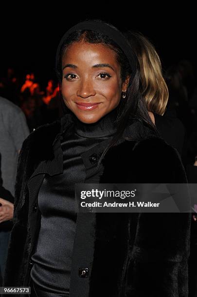 Genevieve Jones attends the Alexander Wang Fall 2010 Fashion Show during Mercedes-Benz Fashion Week at Pier 94 on February 13, 2010 in New York City.