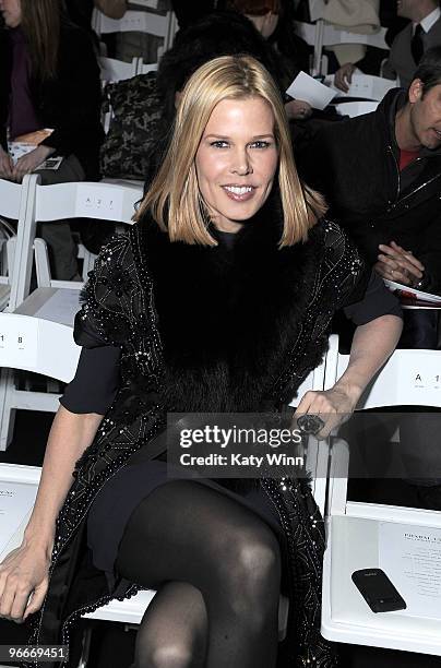 Mary Alice Stephenson attends Mercedes-Benz Fashion Week at Bryant Park on February 13, 2010 in New York City.