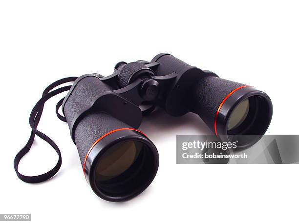 binoculars - binoculars isolated stock pictures, royalty-free photos & images