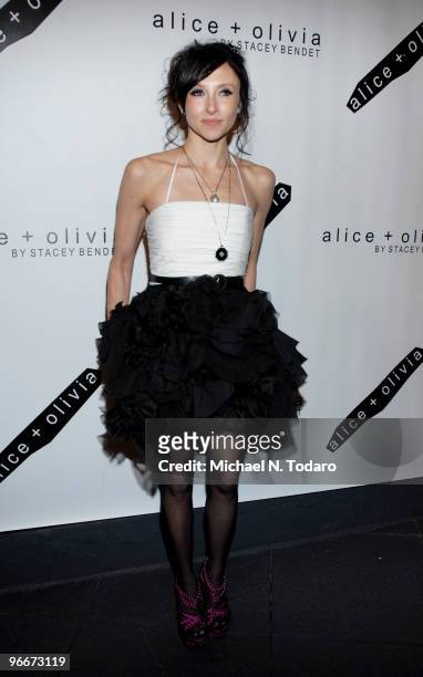 Stacey Bendet attends the Alice + Olivia Fall 2010 presentation during Mercedes-Benz Fashion Week on February 13, 2010 in New York City.