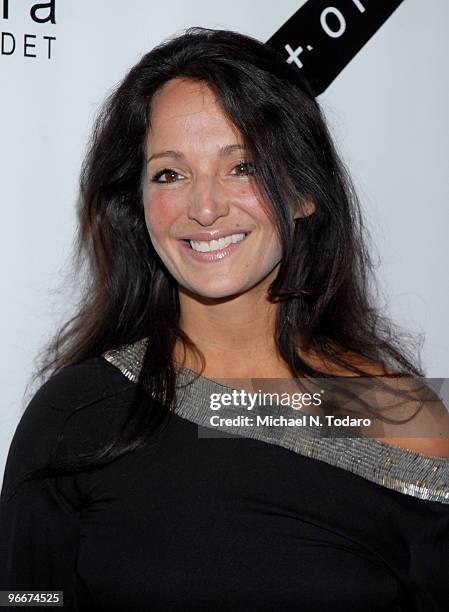 Emma Snowdon-Jones attends the Alice + Olivia Fall 2010 presentation during Mercedes-Benz Fashion Week on February 13, 2010 in New York City.