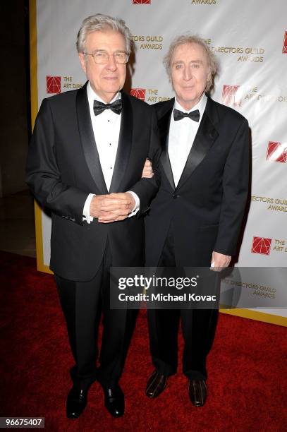 Actor Gene Wilder and Lifetime Achievement Honoree Production Designer Terence Marsh attend the 14th Annual Art Directors Guild Awards at The Beverly...