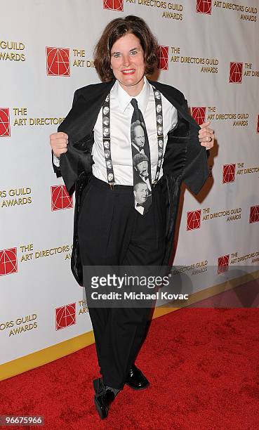 Comedian Paula Poundstone arrives at the 14th Annual Art Directors Guild Awards at The Beverly Hilton Hotel on February 13, 2010 in Beverly Hills,...